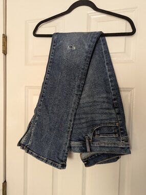 Express Skyscraper Mid Rise Jeans, Size 12